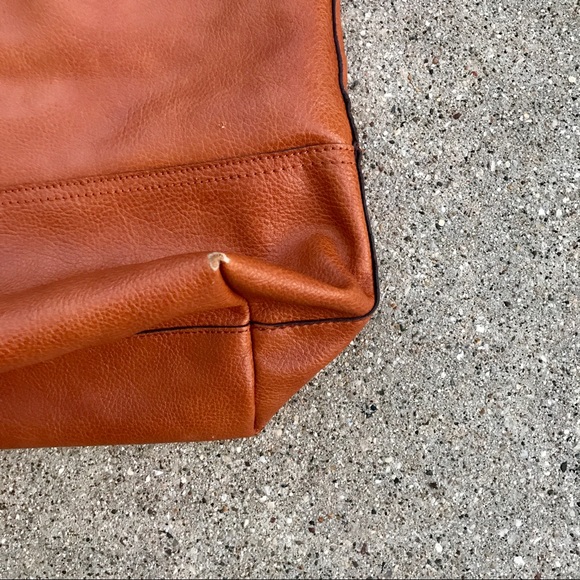 Sole Society Vegan Leather Tote in Cognac - Picture 2 of 5
